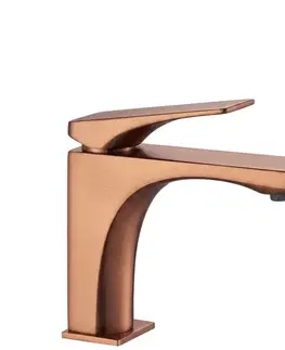 Kúpeľňové batérie REA - Umývadlová batéria PREMIUM Joe Brush Copper low REA-B8936