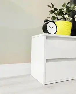 Nočné stolíky SONIJA nočný stolík, biely