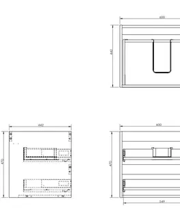 Kúpeľňový nábytok Mexen Box-A 91AX0-0600-470-2-01