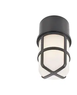 Záhradné lampy Redo 90195 - Vonkajšie bodové svietidlo TRITON 1xE27/28W/230V IP54 čierna 90195