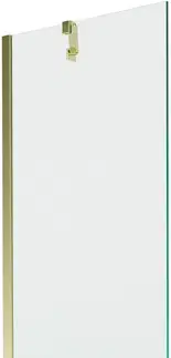 Sprchové dvere MEXEN/S - Next vaňová zástena FIX 60x150, transparent, zlatá 895-060-000-00-00-50