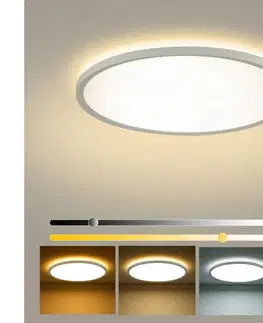 Svietidlá BRILAGI - LED Stmievateľné svietidlo ULTRA SLIM LED/24W/230V pr. 42 cm biele + DO BRI226
