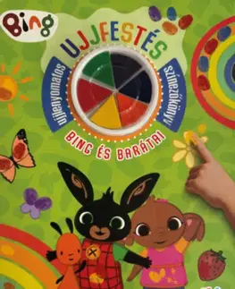 Pre deti a mládež - ostatné Bing és Barátai ujjfestés színezőkönyv