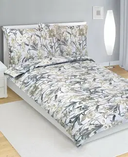 Obliečky Bellatex Bavlnené obliečky Orchidea, 140 × 200, 70× 90 cm