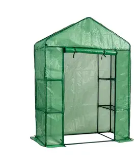 Fóliovníky NABBI Greenshelf balkónový fóliovník 70x140x200 cm zelená