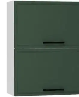 Kuchynské skrinky visiace Kuchynská skrinka Emily W60grf/2 zelená mat