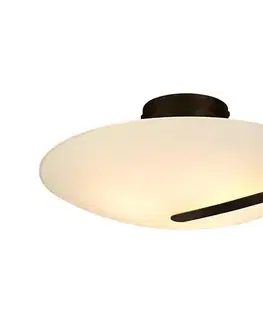 Svietidlá Searchlight 73990-3BK - Stropné svietidlo SUNDIAL 3xE27/40W/230V čierne 73990-3BK