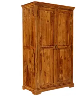 Šatníkové skrine Skriňa Jali 120x200x60 z indického masívu palisander