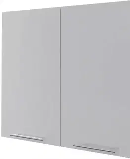 Kuchynské skrinky visiace Skrinka do kuchyne Essen grey W3/8