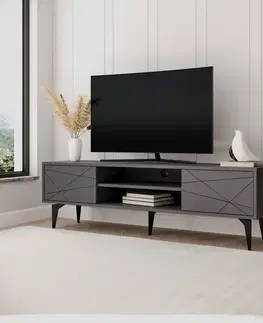 TV stolíky TV stolík Brendon - Anthracite