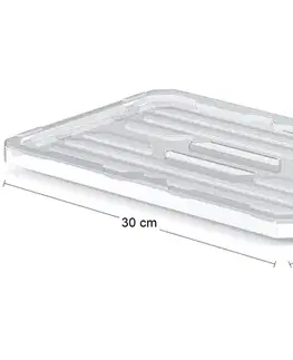 Úložné boxy NABBI NCP12 plastové veko na úložný box priehľadná