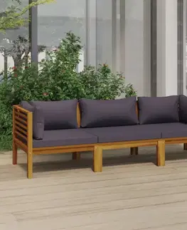 Záhradné pohovky Záhradná pohovka 3 ks DITA Dekorhome