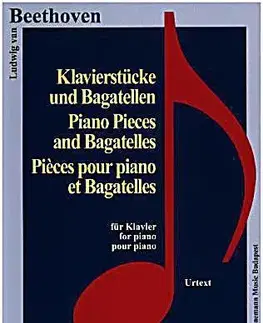 Hudba - noty, spevníky, príručky Beethoven Klavierstücke und Bagatellen - Ludwig van Beethoven