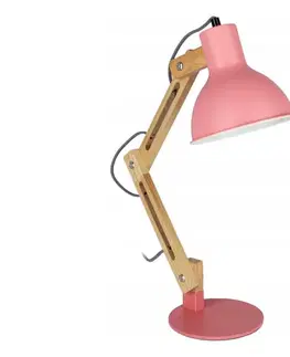 Lampy SmartLED Stolná lampa 1xE27/40W/230V ružová 7885
