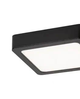 Svietidlá Rabalux 71215 - LED Stropné svietidlo SHAUN LED/24W/230V 22x22 cm čierna 71215