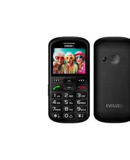 Predlžovacie káble Evolveo - EasyPhone XS mobilný telefón pre seniorov čierna EP-570-XS-BK