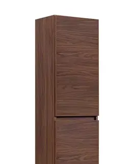 Skrinky do kúpeľne Elvisia Vysoká skrinka do kúpeľne SIMPLE Oak walnut