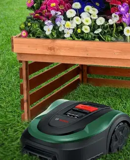 Záhrada Garáž pre robotickú kosačku Rojaplast