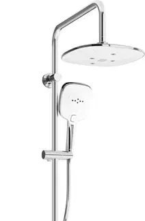 Kúpeľňové batérie MEXEN/S MEXEN/S - T17 sprchový set chróm / biela 798171793-02