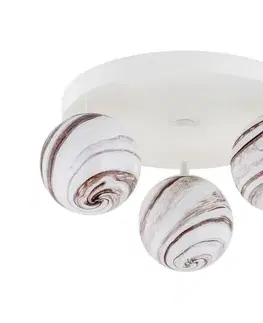 Svietidlá Argon 6291 - Stropné svietidlo FABIO 3xE14/7W/230V alabaster biela 6291