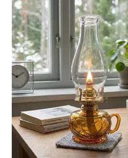 Lampy BRILAGI - Petrolejová lampa MERLIN oranžová 8590828169321