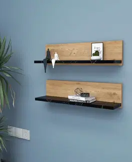Police Nástenná polica Shelf - Black