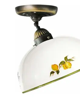 Svietidlá Kolarz 731.10.129 - Prisadený luster NONNA 1xE27/75W/230V pr. 30 cm citróny 731.10.129
