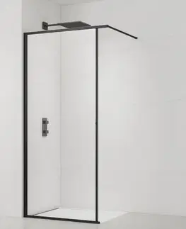 Sprchové dvere Sprchová zástena SAT Walk-In so stieracou lištou 100 cm SATWISL100C SATWISL100C