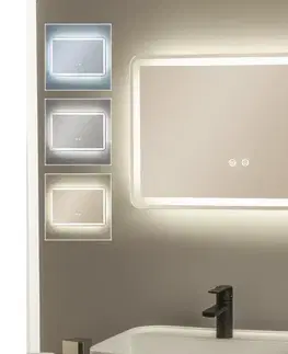 Kúpeľňové zrkadlá BRILAGI - LED stmievateľné kúpeľňové vyhrievané zrkadlo s podsvietením BELLA LED/12W/230V 40x60 cm IP44 FG-GM1106-B-12W