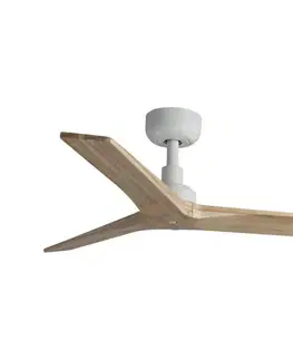Ventilátory FARO Barcelona FARO 34281 -Stropný látor KLIM S borovica/biela pr. 92,5 cm+dálkové ovládanie 34281