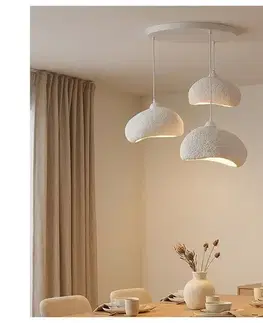 Svietidlá BRILAGI - Luster na lankách WABI SABI 3xE27/40W/230V priemer 60 cm biela 422WBL1110