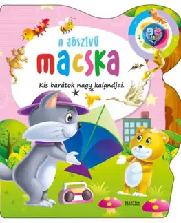 Leporelá, krabičky, puzzle knihy A jószívű macska - Kis barátok nagy kalandjai