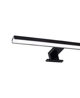 Svietidlá  LED Kúpeľňové osvetlenie zrkadla SAMOS LED/8W/230V 4000K 40 cm IP44 čierna 328588