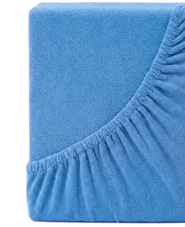 Plachty 4Home froté prestieradlo Perfect modrá, 180 x 200 cm