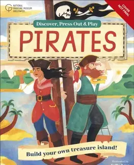 Nalepovačky, vystrihovačky, skladačky Pirates Discover, Press-out & Play - DK