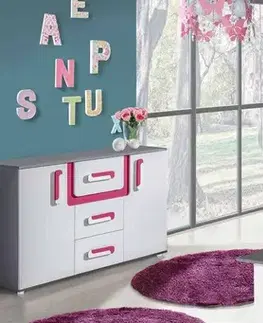 Komody a skrinky TITO závesná skrinka A10, ružová