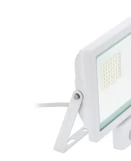 LED osvetlenie Eglo 64875 - LED Reflektor so senzorom FILETTI LED/20W/230V 3000K IP44 biela 64875