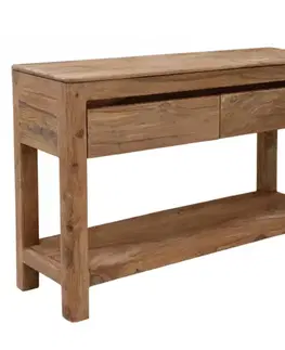 Konzolové stolíky Konzolový stolík Tina 110x76x35 indický masív palisander