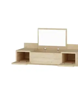 Konferenčné stolíky Kozmetický stôl Zakkum Sapphire Oak