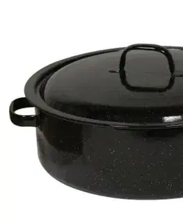 Hrnce Kinekus Kastról smaltovaný s pokrievkou 11L, 34cm