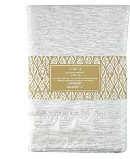 Hotové závesy na páske Záves na páske Crystal 135x250 biela Merkury Home