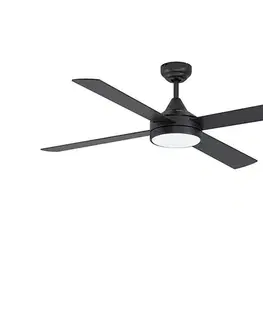 Ventilátory Eglo 35085 - LED Stmievateľný stropný látor TRINIDAD LED/20W/230V + DO čierna 35085