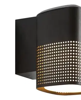 Svietidlá Nordlux - Vonkajšie nástenné svietidlo SIDARA 1xE27/15W/230V IP54 čierna 2618421203