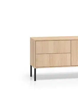 TV stolíky ArtMLM TV stolík ABEREN 04 | dub lindberg