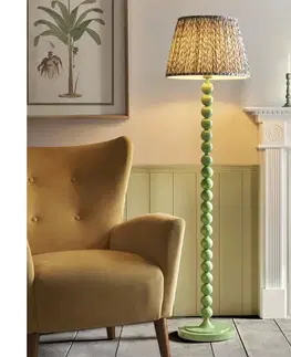 Lampy Endon 114634 - Stojacia lampa HIGGLEDY 1xE27/10W/230V zelená/šedá 114634