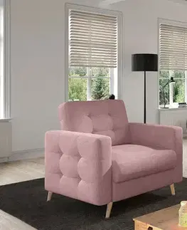 Kreslá NABBI Aveza 1F kreslo ružová