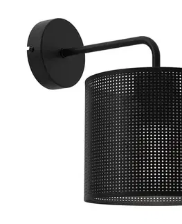 Svietidlá  Nástenná lampa LOFT SHADE 1xE27/60W/230V čierna 5231