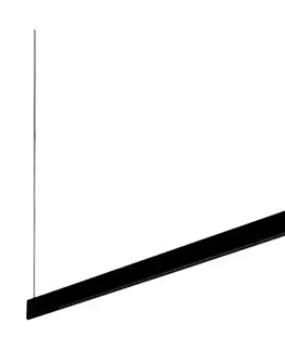 Svietidlá Ideal Lux - Závesný LED luster na lankách DESK ACCENT LED/36W/230V CRI 90 120 cm čierny 336176