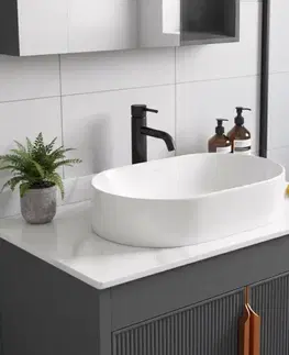 Kúpeľňový nábytok REA - Kúpeľňová zostava nábytku s doskou Modo 60cm Grey REA-M0097