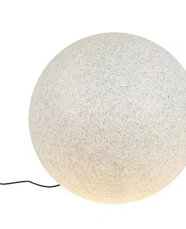 Vonkajšie stojanové svietidlá Moderná vonkajšia lampa sivá 77 cm IP65 - Nura
